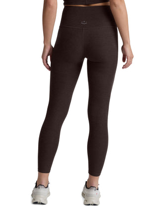 Spacedye Caught In The Midi High Waisted Legging - Dark Chocolate Heather Spacedye Caught In The Midi High Waisted Legging - Dark Chocolate Heather