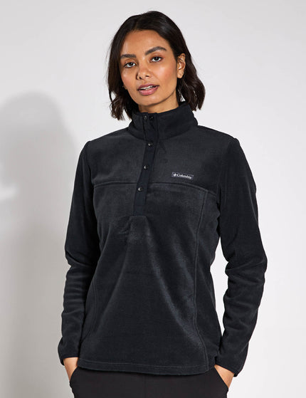 Columbia Benton Springs Half Snap Pullover - Blackimages1- The Sports Edit