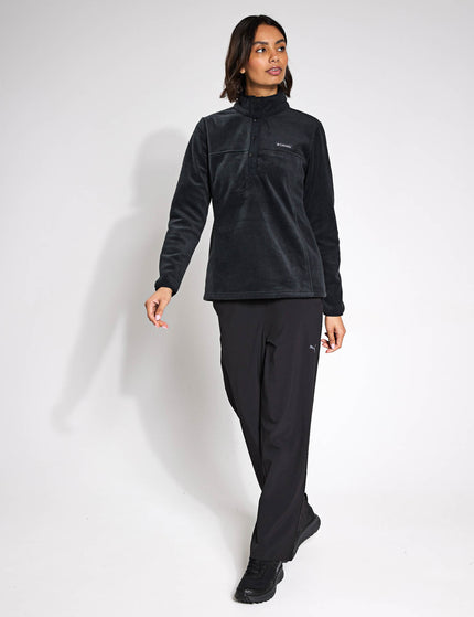 Columbia Benton Springs Half Snap Pullover - Blackimages4- The Sports Edit