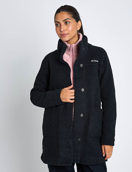 Columbia Panorama Long Sherpa Fleece Jacket - Blackimages1- The Sports Edit