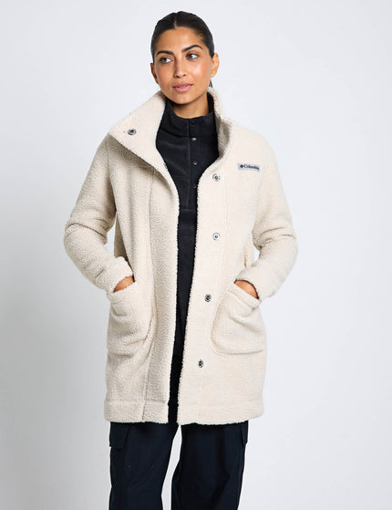 Columbia Panorama Long Sherpa Fleece Jacket - Dark Stoneimages1- The Sports Edit