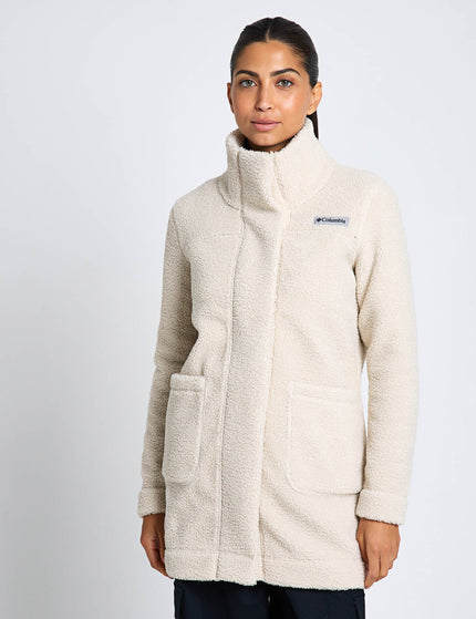 Columbia Panorama Long Sherpa Fleece Jacket - Dark Stoneimages3- The Sports Edit