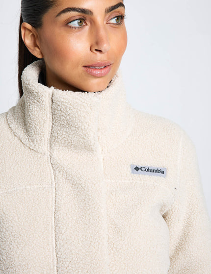 Columbia Panorama Long Sherpa Fleece Jacket - Dark Stoneimages4- The Sports Edit