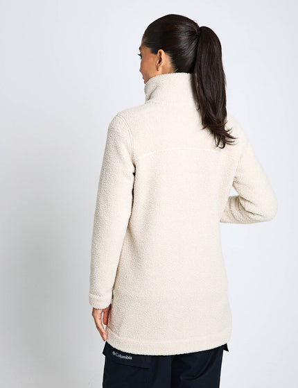 Columbia Panorama Long Sherpa Fleece Jacket - Dark Stoneimages2- The Sports Edit