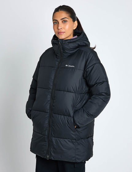 Columbia Puffect II Hooded Mid Puffer Jacket - Blackimages5- The Sports Edit
