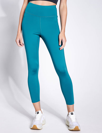 Goodmove Go Move High Waisted 7/8 Gym Leggings - Peacockimages5- The Sports Edit