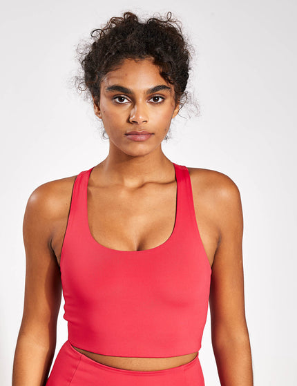 Girlfriend Collective Paloma Bra Classic - Cherryimages1- The Sports Edit