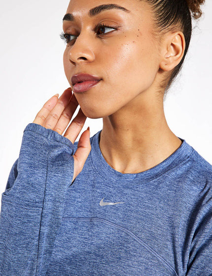 Nike Dri-FIT Swift Element UV Crew Neck Top - Ashen Slate/Reflective Silverimages4- The Sports Edit