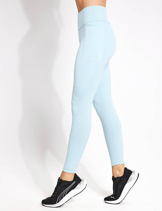 Puma Fit High Waisted Tights - Turquoise Surf