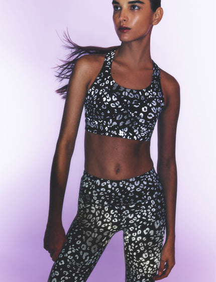 Sweaty Betty Power Gym Leggings - Black Reflective Leopard Printimages6- The Sports Edit