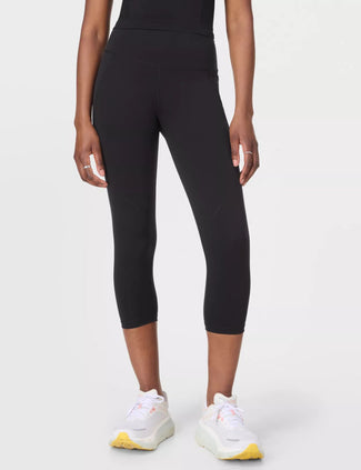 Power Cropped Gym Leggings - Black Power Cropped Gym Leggings - Black