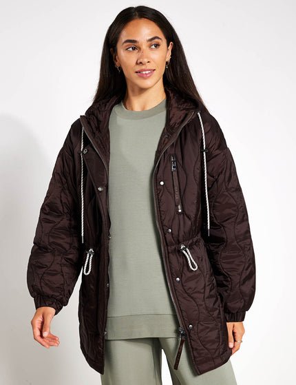 Varley Caitlin Quilt Jacket - Coffee Beanimages1- The Sports Edit