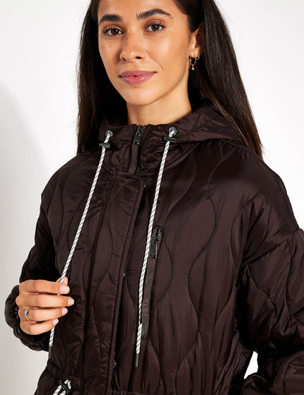 Varley Caitlin Quilt Jacket - Coffee Beanimages4- The Sports Edit