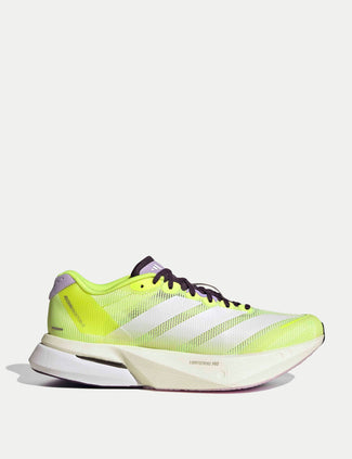 Adizero Boston 13 Shoes - Solar Yellow/Cloud White/Powder Plum Adizero Boston 13 Shoes - Solar Yellow/Cloud White/Powder Plum