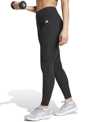 Optime Essentials Stash Pocket Full-Length Leggings - Black Optime Essentials Stash Pocket Full-Length Leggings - Black
