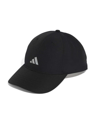 Running Essential Climacool 6 Panel Baseball Cap - Black/Reflective Silver Running Essential Climacool 6 Panel Baseball Cap - Black/Reflective Silver
