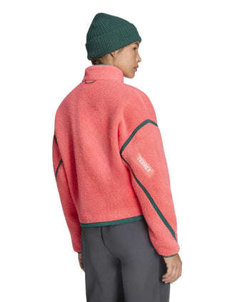 Terrex Multi High Pile Fleece Pullover - Pure Turbo Terrex Multi High Pile Fleece Pullover - Pure Turbo