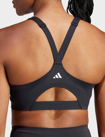adidas TLRD Impact Luxe High-Support Zip Bra - Blackimages4- The Sports Edit