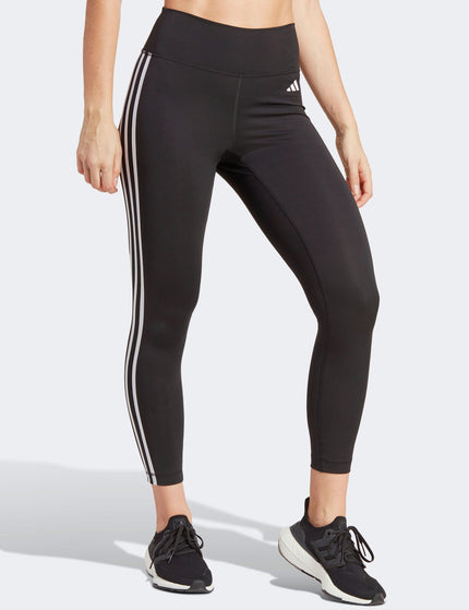 adidas Train Essentials 3-Stripes High Waisted 7/8 Leggings - Blackimages1- The Sports Edit