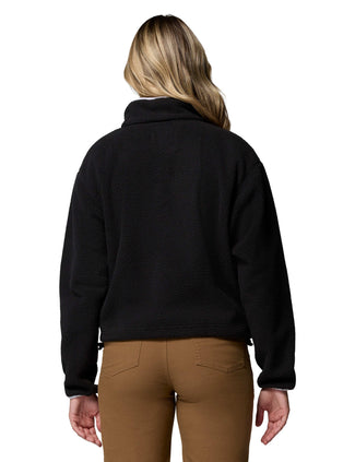 Helvetia II Cropped Sherpa Half Snap Fleece - Black Helvetia II Cropped Sherpa Half Snap Fleece - Black