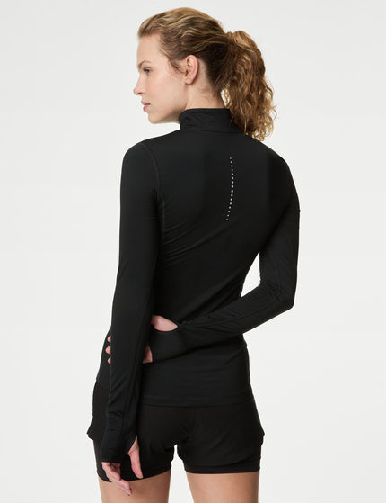 Goodmove HALF ZIP RUN TOP BLACKimages2- The Sports Edit