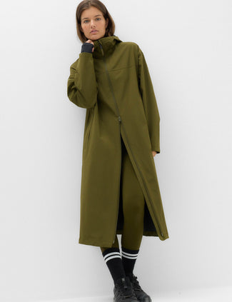 Stormwear Ultra Waterproof Pleat Back Parka - Dark Khaki Stormwear Ultra Waterproof Pleat Back Parka - Dark Khaki