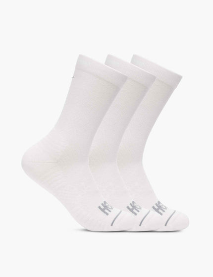 HOKA Crew Run Sock 3-Pack - Whiteimages1- The Sports Edit