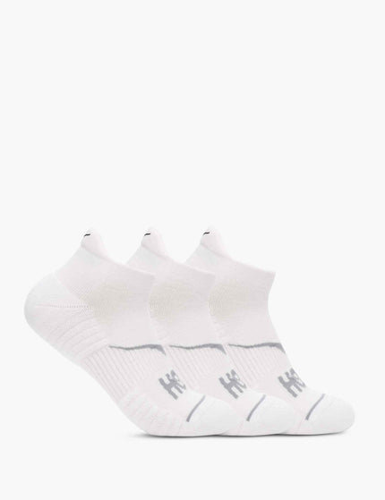 HOKA No-Show Run Sock 3-Pack - Whiteimages1- The Sports Edit