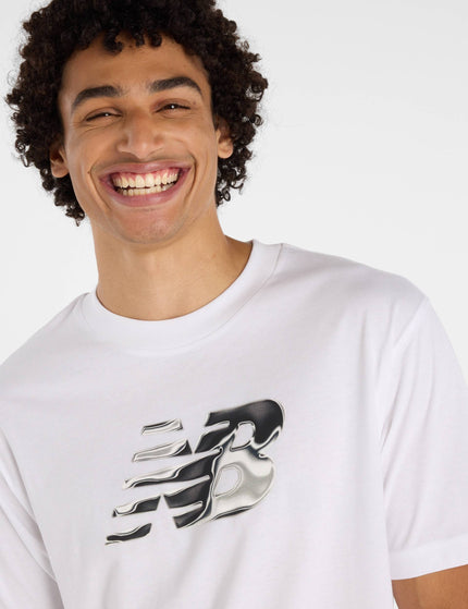New Balance Future Tech Nb T-Shirt - Nb Whiteimages2- The Sports Edit