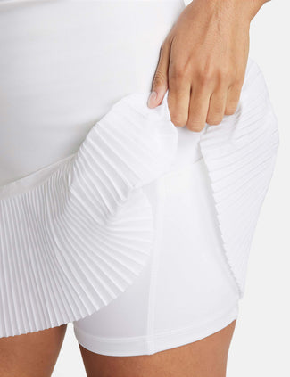 Advantage Dri-FIT Tennis Skirt - White/Black
