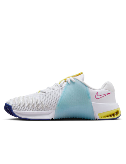Nike Metcon 9 Shoes - White/Deep Royal Blue/Fierce Pinkimages2- The Sports Edit