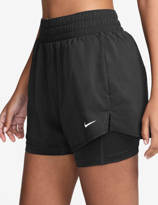 One Dri-FIT 2-in-1 Shorts - Black/White One Dri-FIT 2-in-1 Shorts - Black/White