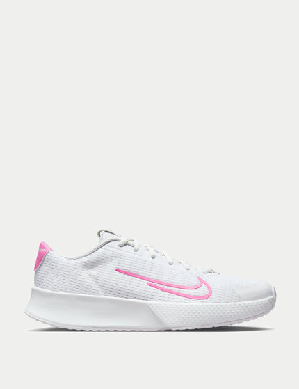 Nike NikeCourt Vapor Lite 2 Shoes - White/Playful Pinkimages1- The Sports Edit