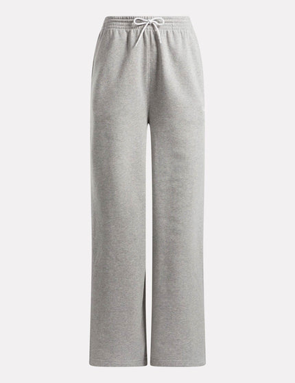Reebok Identity Fleece Wide Leg Pants - Medium Grey Heatherimages4- The Sports Edit