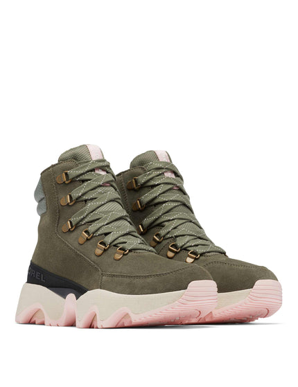 Sorel Kinetic Impact Conquest Waterproof Sneaker Boot - Stone Green/Chalkimages7- The Sports Edit