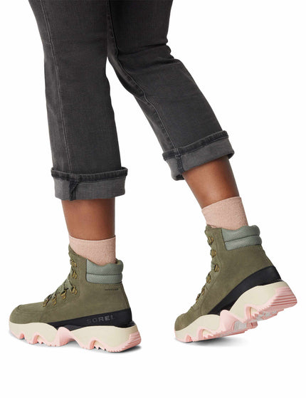 Sorel Kinetic Impact Conquest Waterproof Sneaker Boot - Stone Green/Chalkimages8- The Sports Edit