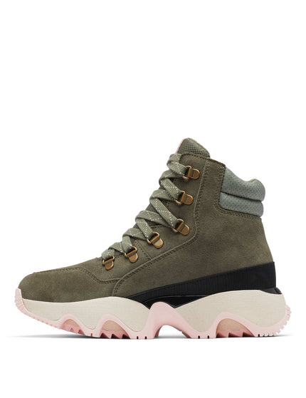 Sorel Kinetic Impact Conquest Waterproof Sneaker Boot - Stone Green/Chalkimages4- The Sports Edit