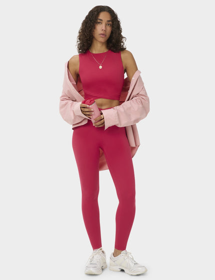 Sweaty Betty All Day Cropped Wrap Tank - Crimson Redimages5- The Sports Edit