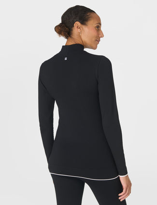 Modal High Neck Base Layer Top - Black Modal High Neck Base Layer Top - Black
