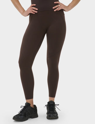 Power 7/8 Gym Leggings - Espresso Brown Power 7/8 Gym Leggings - Espresso Brown