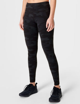 Power Gym Leggings - Ultra Black Camo Print Power Gym Leggings - Ultra Black Camo Print