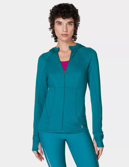 Sweaty Betty Pro Run Zip Up - Reef Teal Blueimages1- The Sports Edit