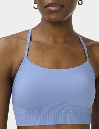 Spirit Restored Yoga Bra - Faded Blue Spirit Restored Yoga Bra - Faded Blue