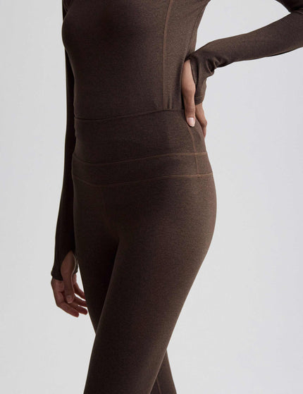 Varley Always Warm Base Layer Legging 27.5" - Deep Chocolate Marlimages3- The Sports Edit
