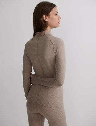 Always Warm Baselayer Top - Taupe Marl Always Warm Baselayer Top - Taupe Marl