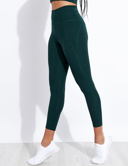 Girlfriend Collective Compressive High Waisted 7/8 Legging - Mossimages1- The Sports Edit
