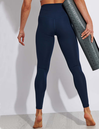 Compressive High Waisted Legging - Midnight Compressive High Waisted Legging - Midnight