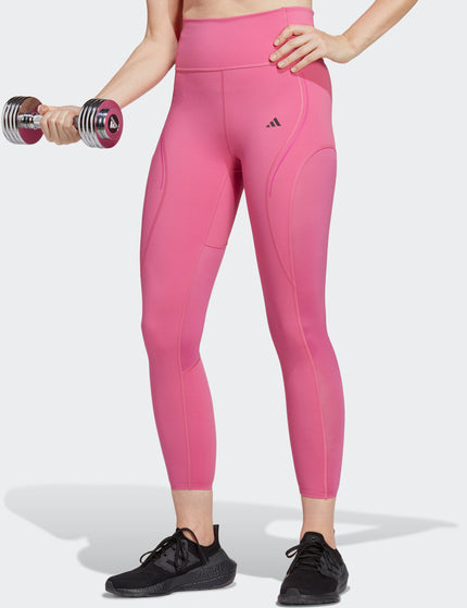 adidas Tailored HIIT Luxe Training Leggings - Fuchsiaimages1- The Sports Edit