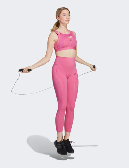 adidas Tailored HIIT Luxe Training Leggings - Fuchsiaimages5- The Sports Edit