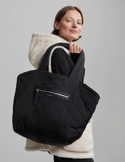 Varley Amos Reversible Quilt Tote - Blackimages3- The Sports Edit